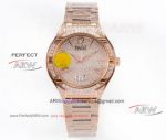 N9 Factory Piaget Watch For Men - Swiss Replica Rose Gold Piaget Polo Full Diamond Watches